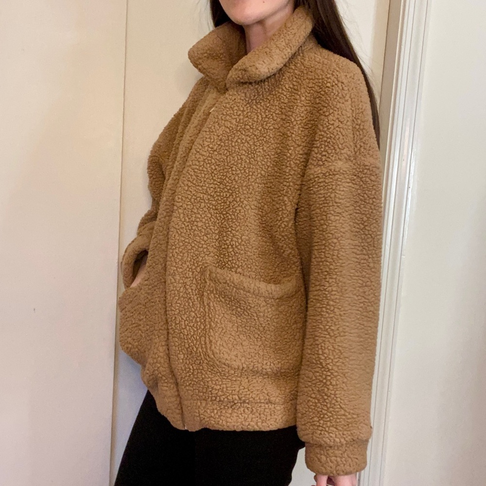 Prettygarden Zip Up Teddy Coat Women - Picture 3 of 6